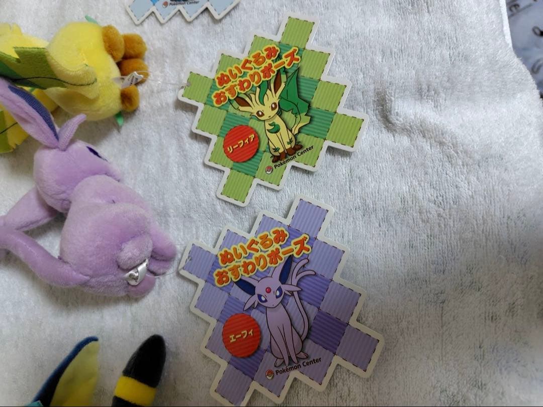 ポケットモンスター おすわりポーズ ぬいぐるみ ブイズ ９点　2013 #12