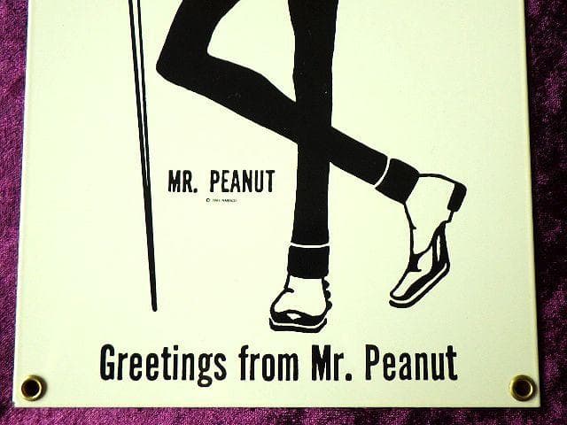 デッド未使用【1993年】✨ヴィンテージ ミスターピーナッツ✨メタル