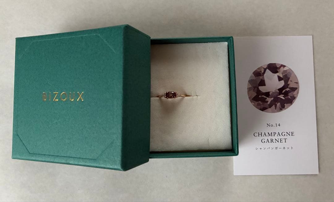 【BIZOUX】K18 PG リング（✨美品）