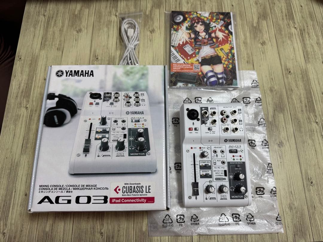 超美品　付属品完品　動作確認済Yamaha AG03 オーディオインターフェイス YAMAHA AG03 オーディオインターフェース