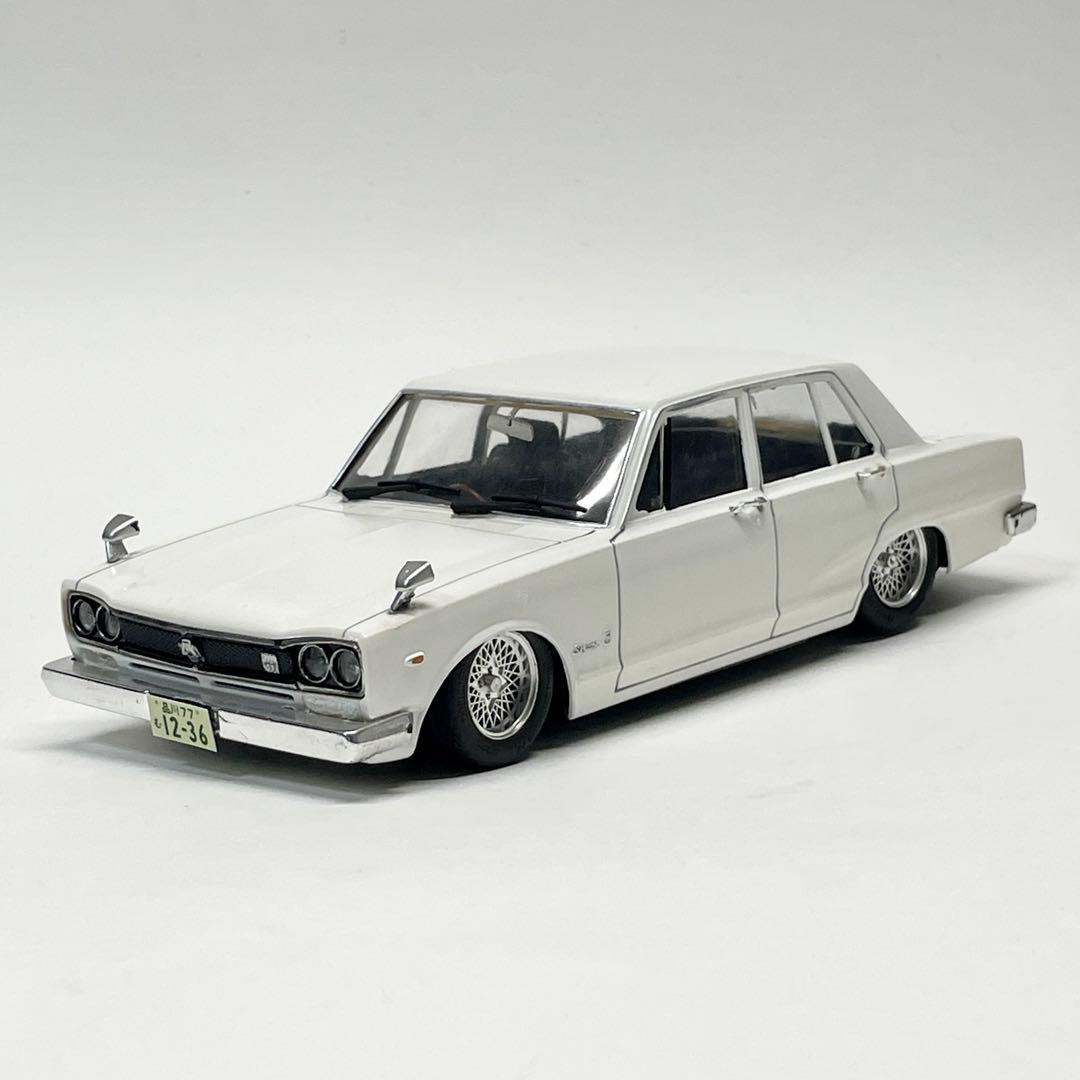 希少 アオシマ 1/24 日産 スカイライン ハコスカ 完成品 - メルカリ