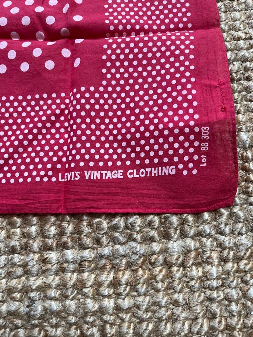 新品 未使用 イタリア製 LEVIS VINTAGE CLOTHING バンダナ