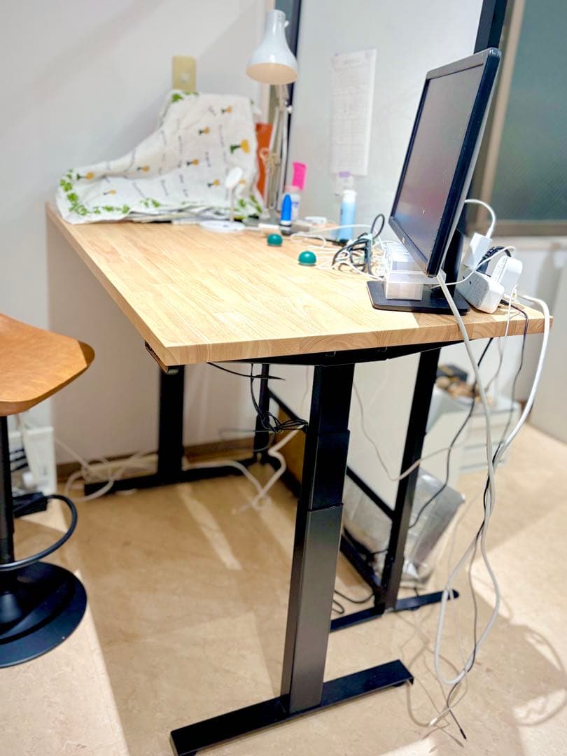 KANADEMONO THE TABLE ナチュラル × スマート電動昇降