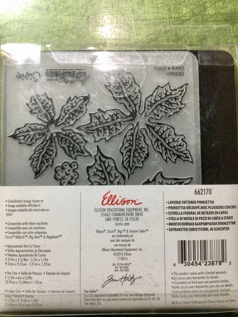 激レア 初回限定品 tim holtz ティムホルツ シジックス 花662170