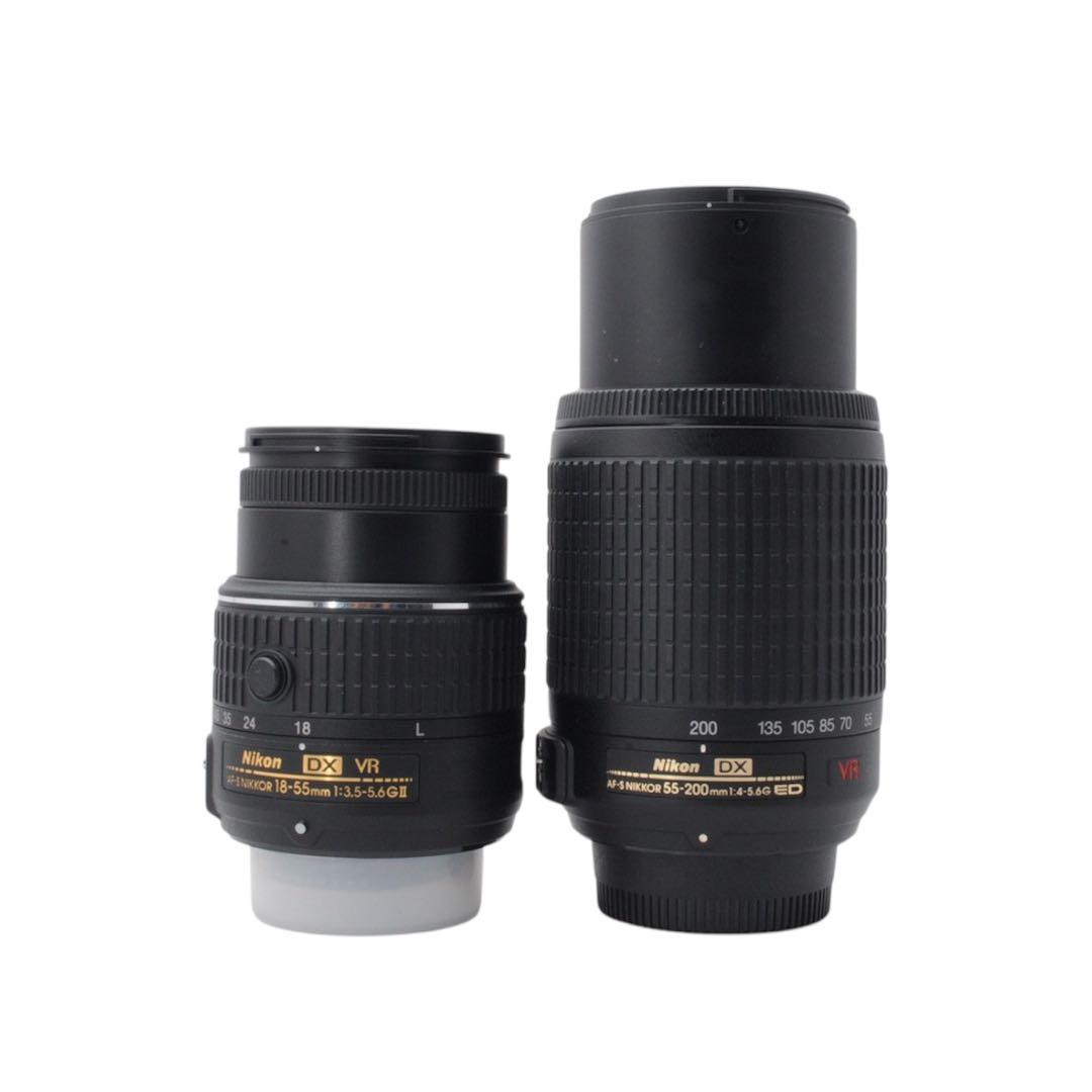 ❤️Wi-Fi &自撮り❤️Nikon D5500❤️Wレンズ❤️一眼レフカメラ