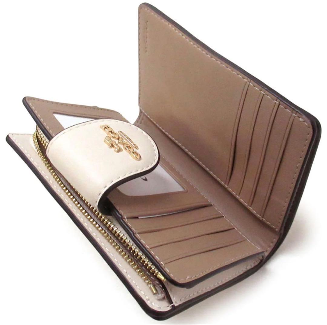 COACHコーチリファインドカースタープリンターミディアム二つ折り財布