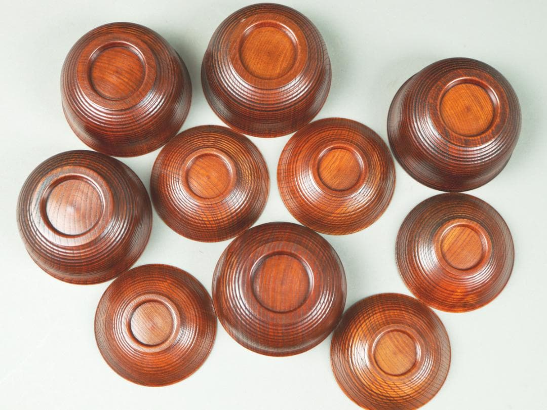 加賀塗 欅製 本漆 吸物椀 5客｜蓋付椀 雑煮 汁椀 懐石道具 共箱 未使用