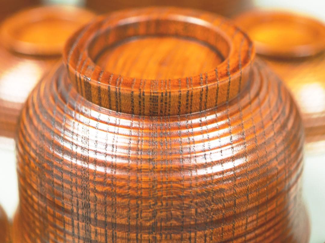 加賀塗 欅製 本漆 吸物椀 5客｜蓋付椀 雑煮 汁椀 懐石道具 共箱 未使用