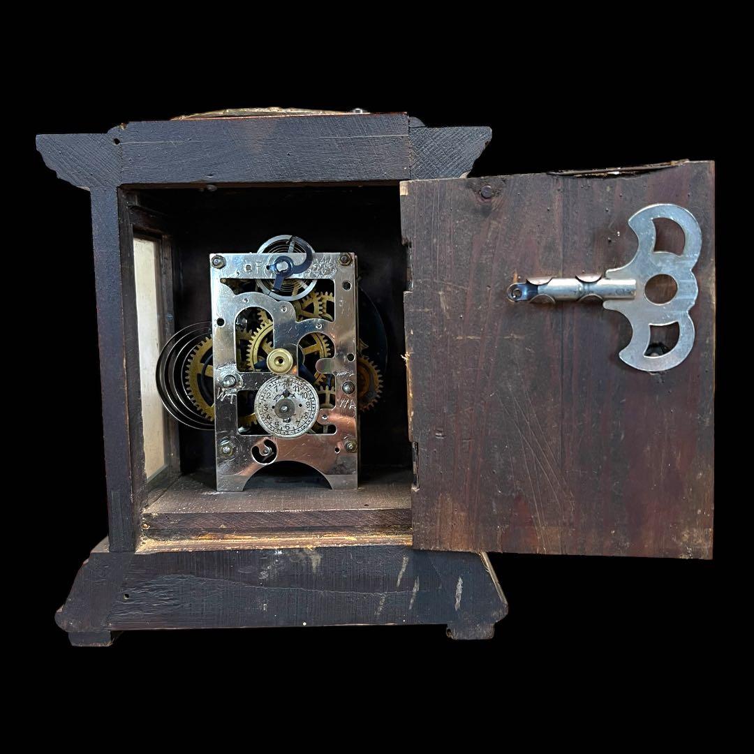 《入手困難＊アンティーク》 ユンハンス置時計 ドイツ製 動作確認済