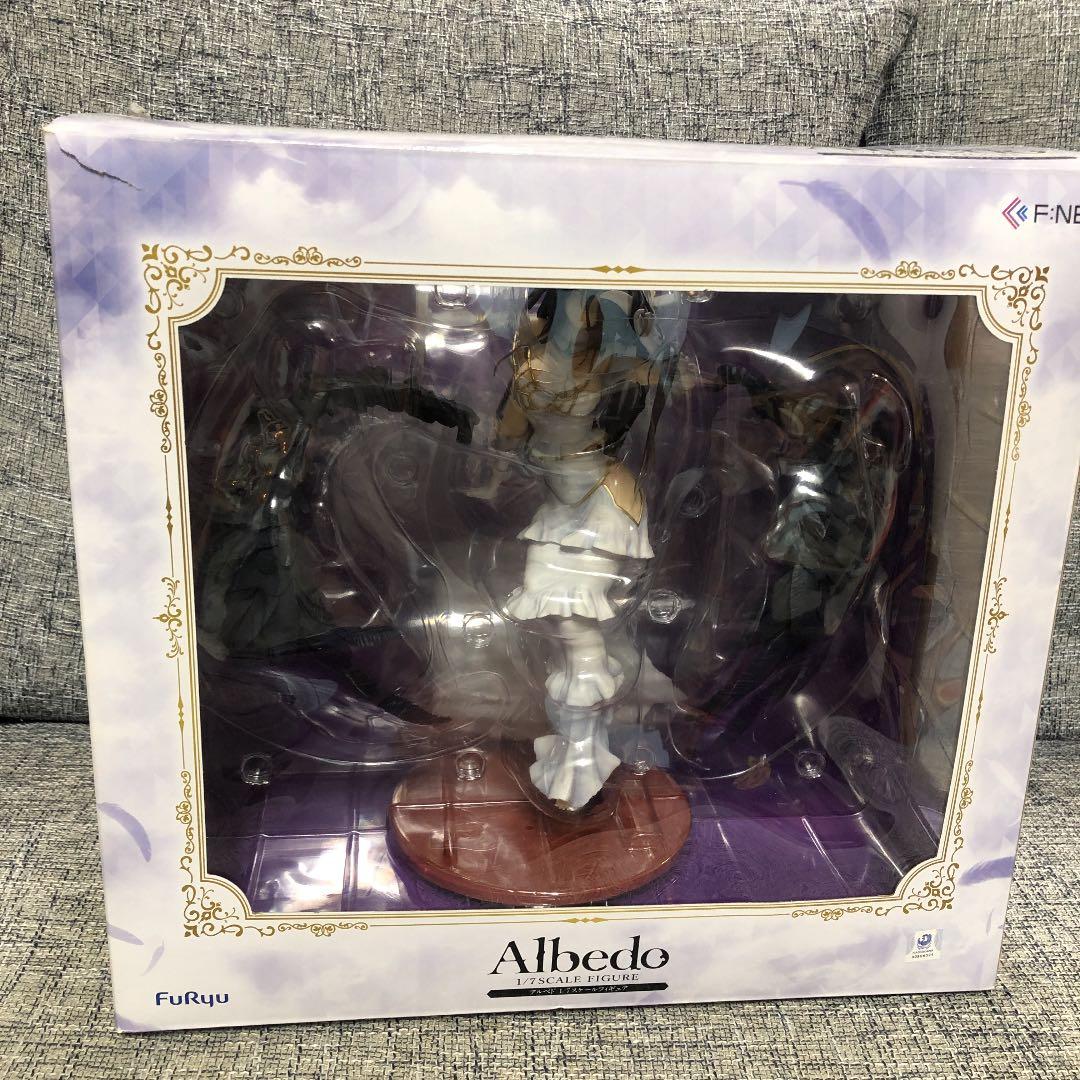 フィギュア フリュー アルベド 1/7 F:NEX限定 アホ毛破損欠品 | Buyee