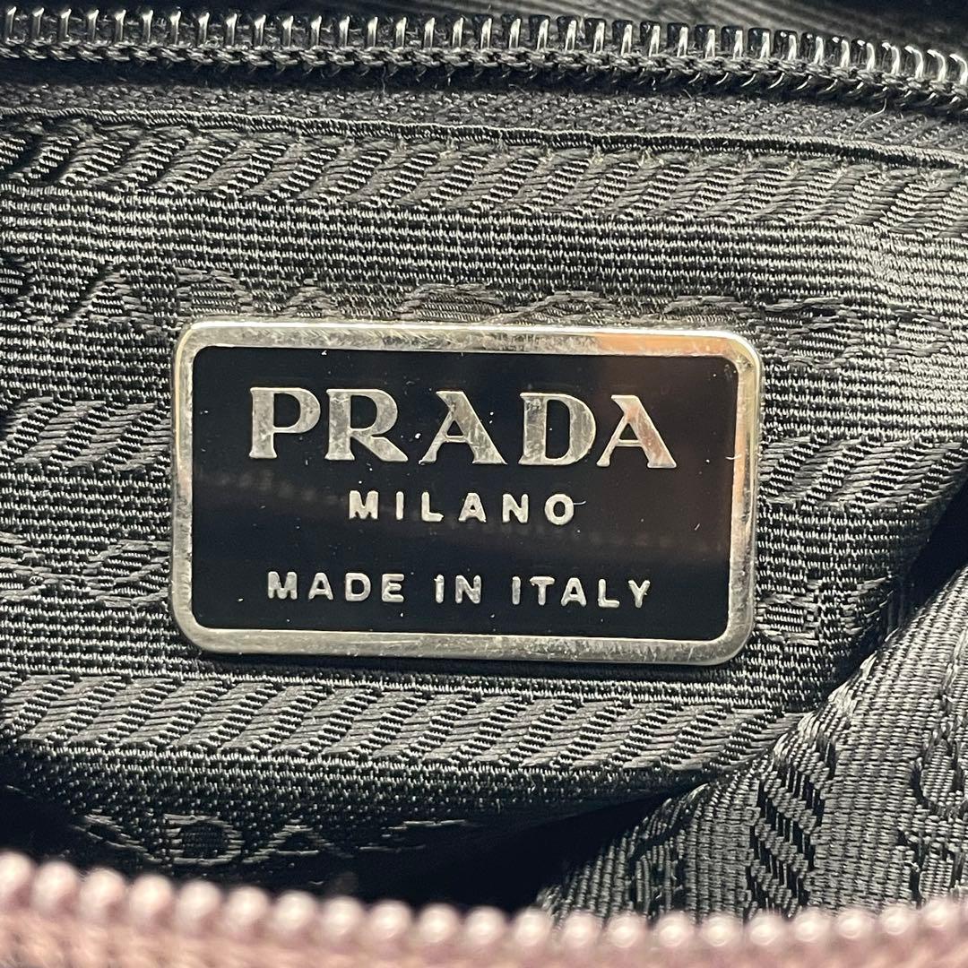 【美品】 PRADA プラダ ショルダーバッグ ナイロン w10