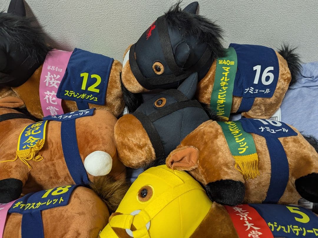 サラブレッドコレクション big ぬいぐるみ マスコット 競馬 ダービーまとめ