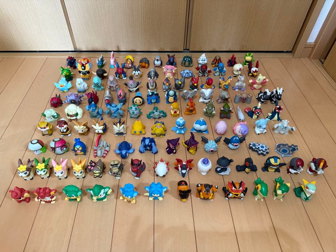 ポケモン 指人形 フィギュア まとめ売り 初代 約516体 ケッサクのすがた
