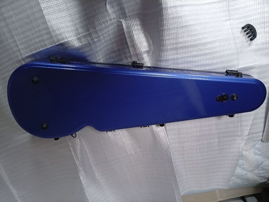 V alente バイオリンケース 4/4サイズ ハードケース青色