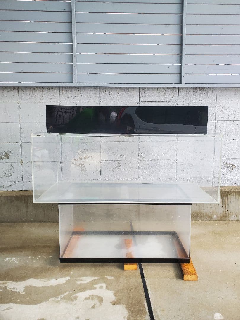 アクリル水槽 1200×600×450 上部濾過 キャビネット セット 1200