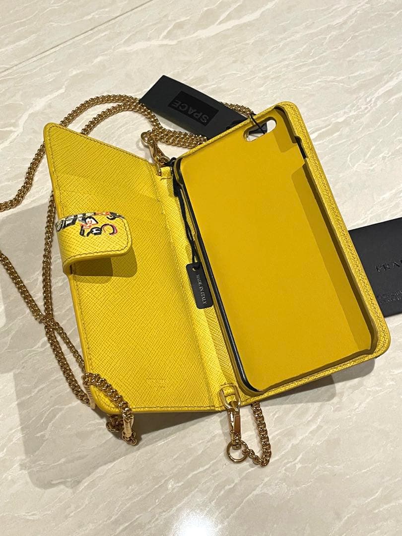 プラダ PRADA iPhone6 plus 手帳型 スマホケース 新品