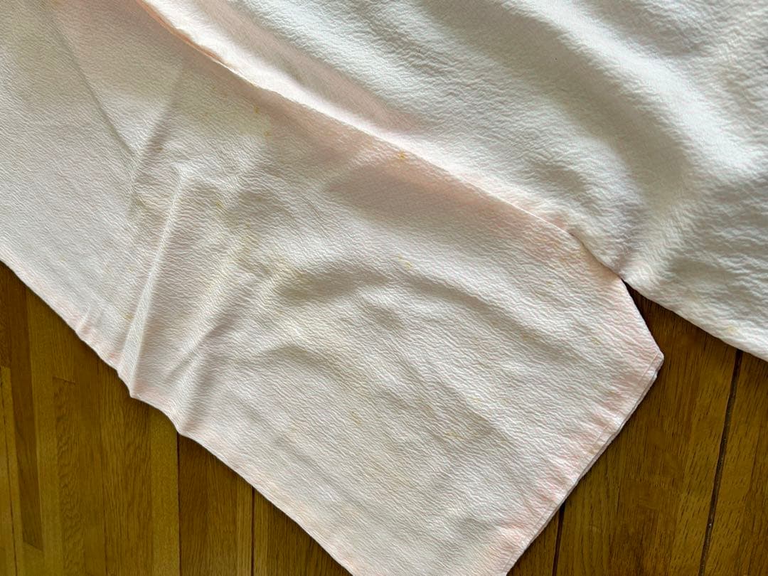 七五三　7歳　着物帯セット　正絹　レトロ　青色系