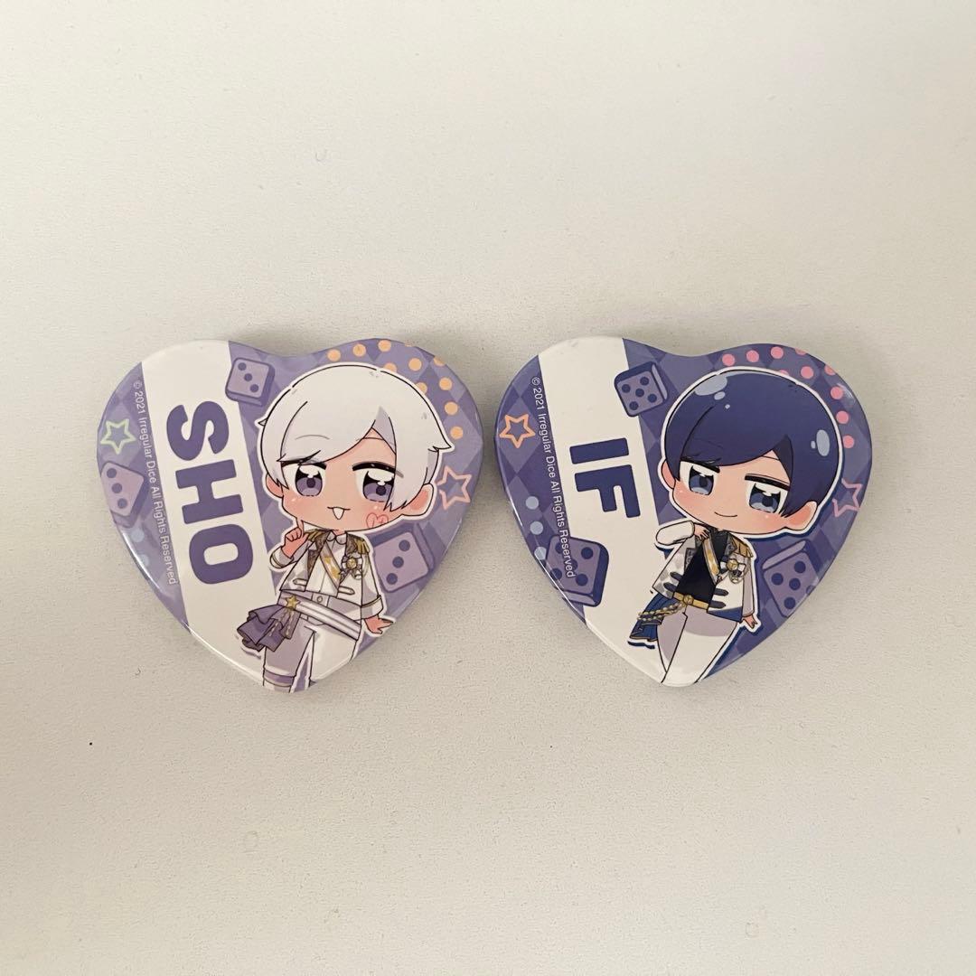 いれいす If 缶バッジ 40個セット ハート 等身 2弾 ハート型 ファミマ