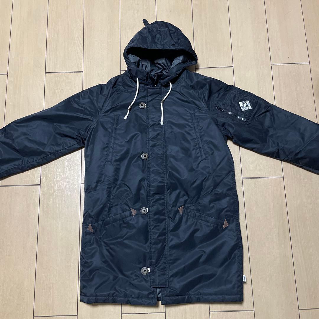 オーバーサイズ ダウン ミリタリーコート ステンカラーコート 軍隊