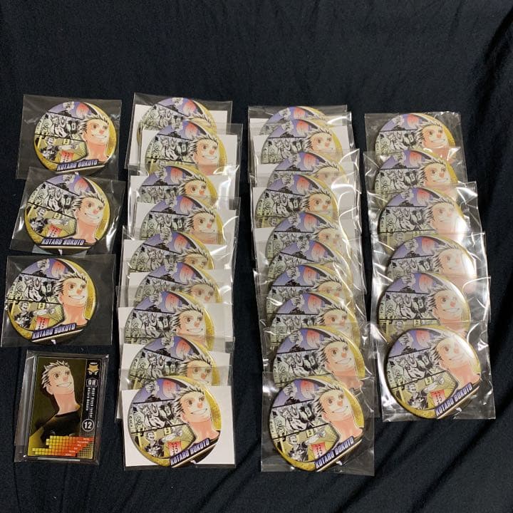 ハイキュー！！ 木兎光太郎 ステータスカード 缶バッジ キーホルダー