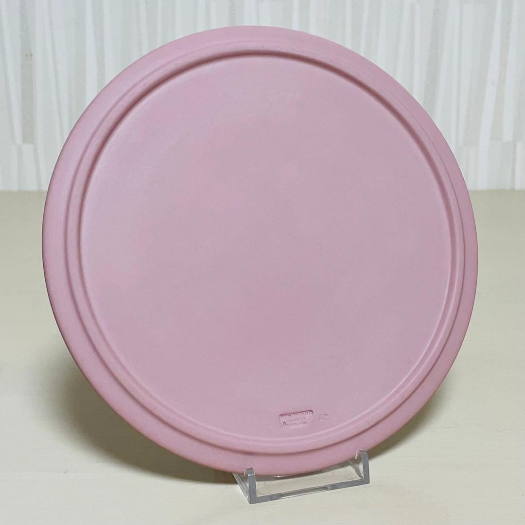  ウェッジウッド 雛ドール プレート ジャスパー ピンク