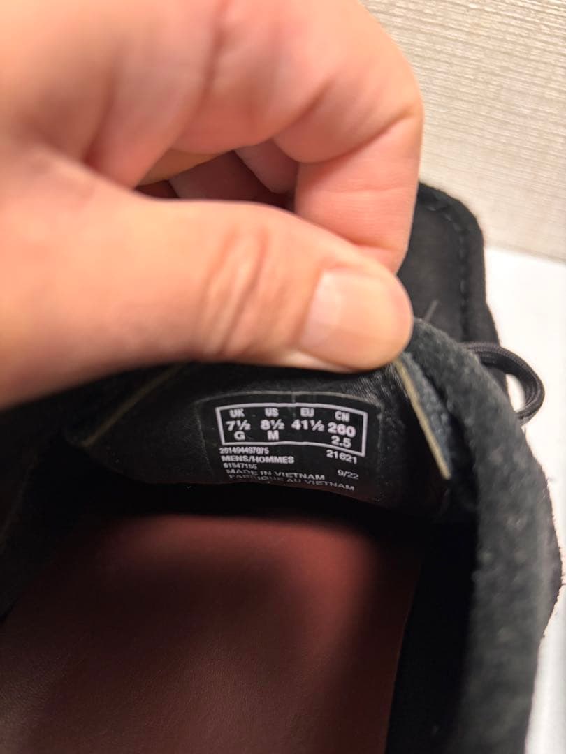 クラークス　ワラビーゴアテックス　UK7ハーフ