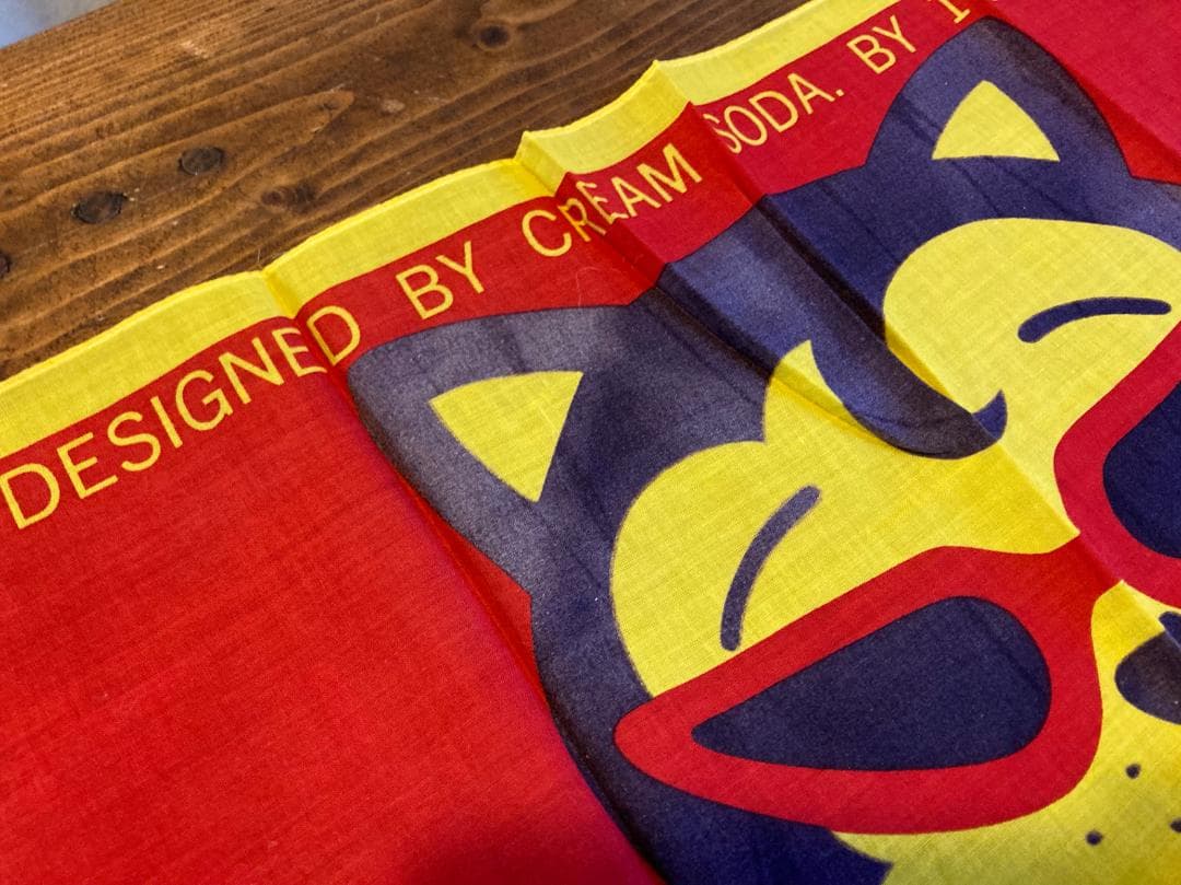中古 クリームソーダ・ペパーミント バンダナ ５枚セット