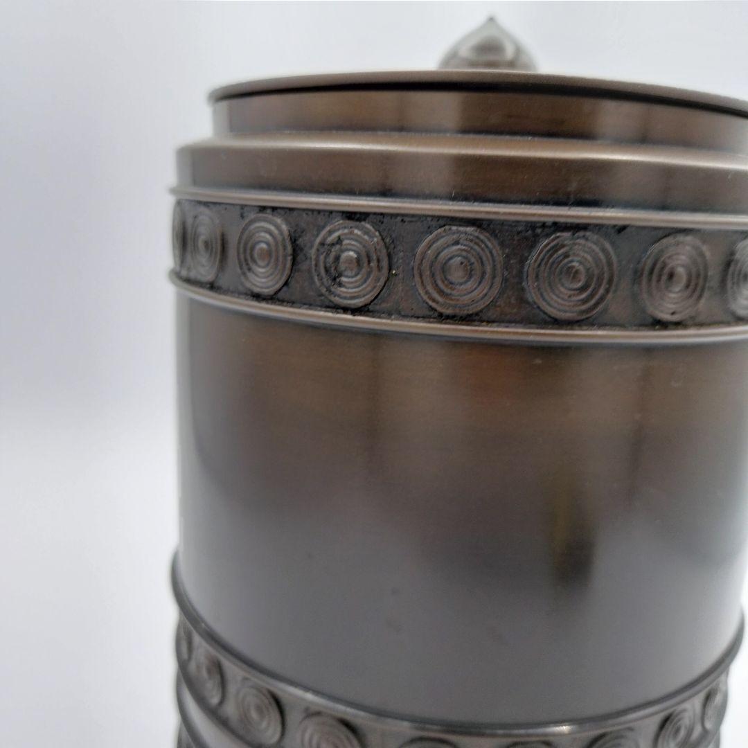 850 擂茶 累座 唐銅皆具 金谷浄雲 茶道 水指 杓立 蓋置 建水 古物