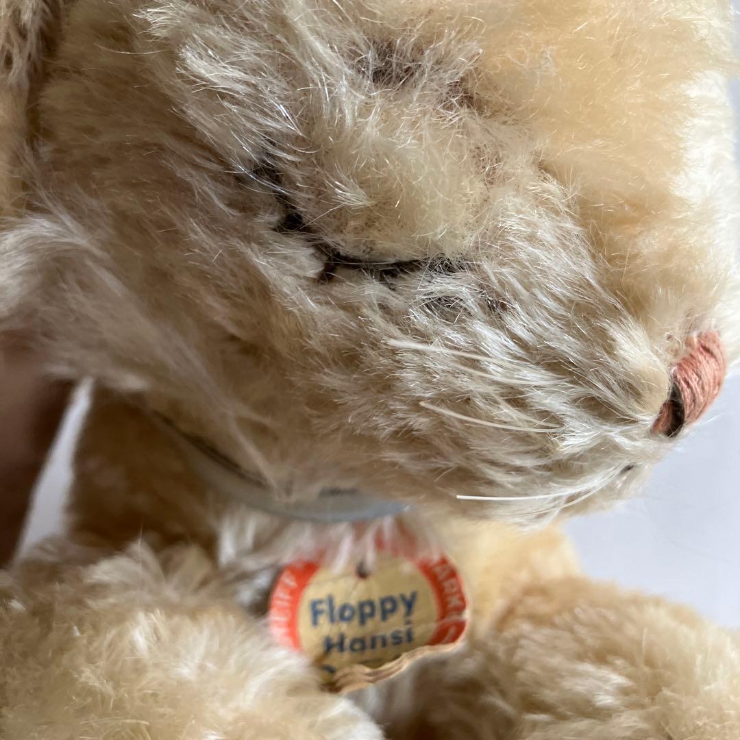 ヴィンテージシュタイフ 眠りうさぎ Floppy Hansi