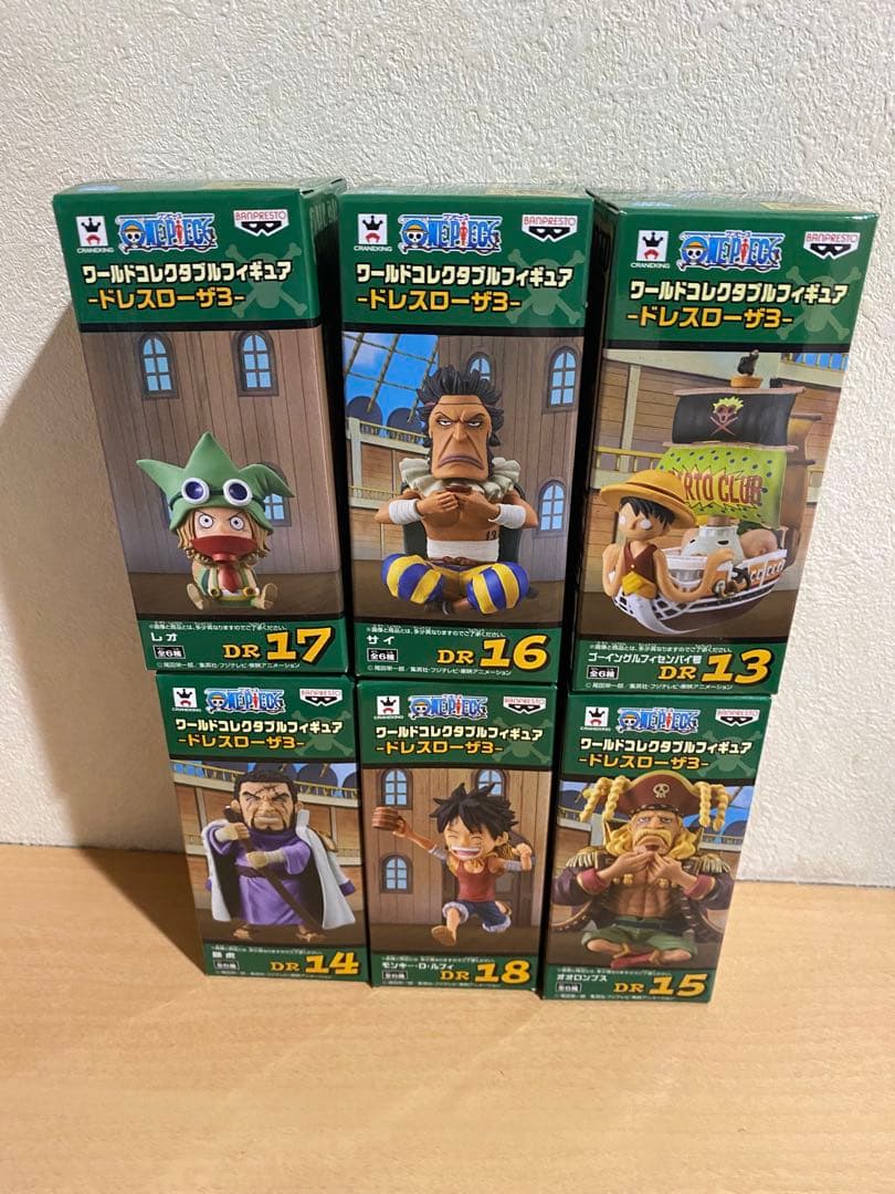 ワンピース ワールドコレクタブルフィギュア ドレスローザ3 ワーコレ 全6種