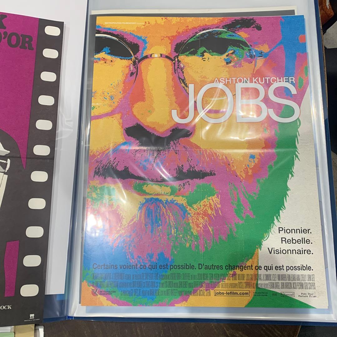 【１枚のみ】スティーブ・ジョブズ　jobs フランス語版ポスター　Apple