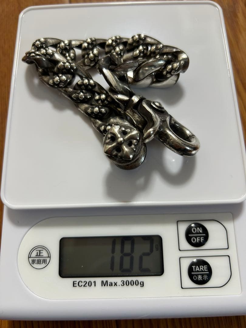 【レア】DEMAGOGUE 182gシルバー ブレスレット