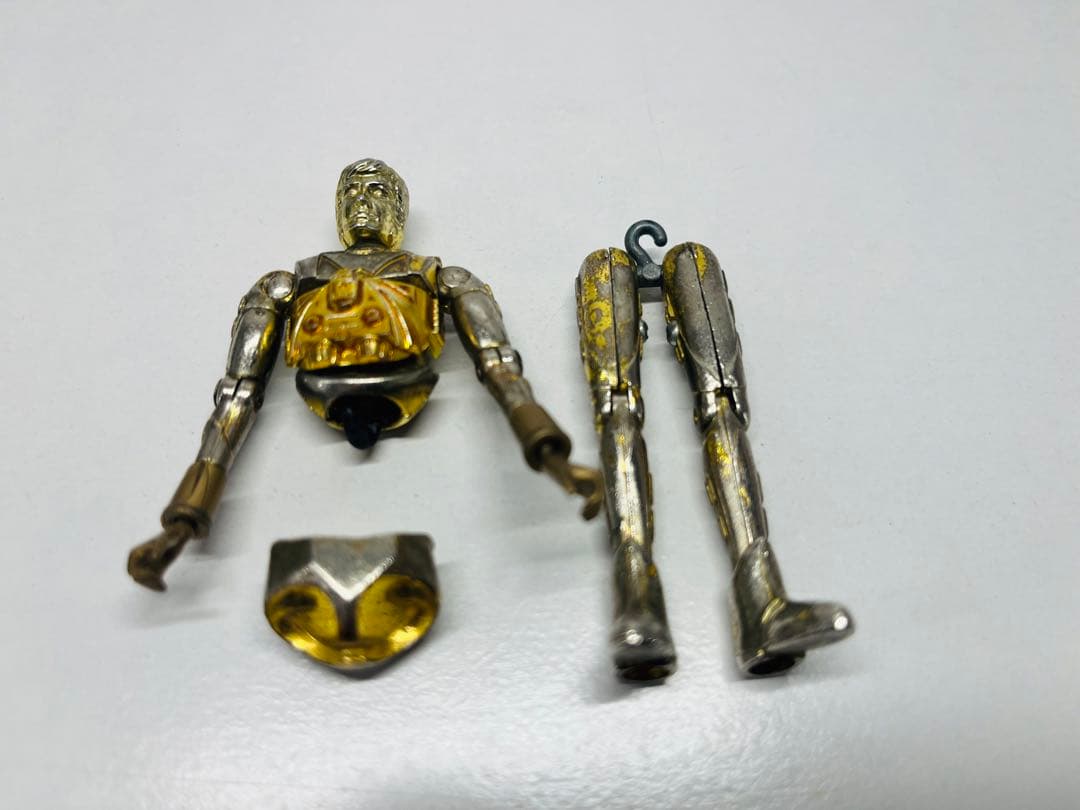 ジャンク品 当時物 ゴールド ミクロマン 超合金 懸賞品 昭和 玩具