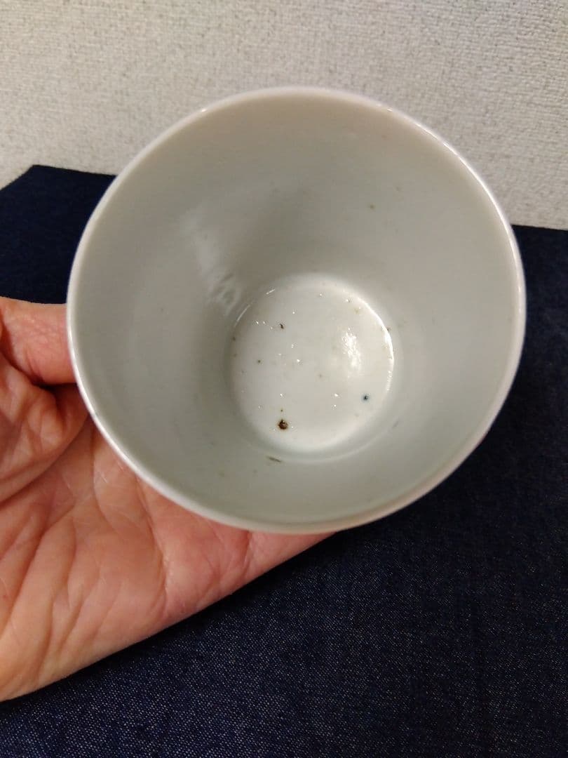 古伊万里 白磁 蕎麦猪口
