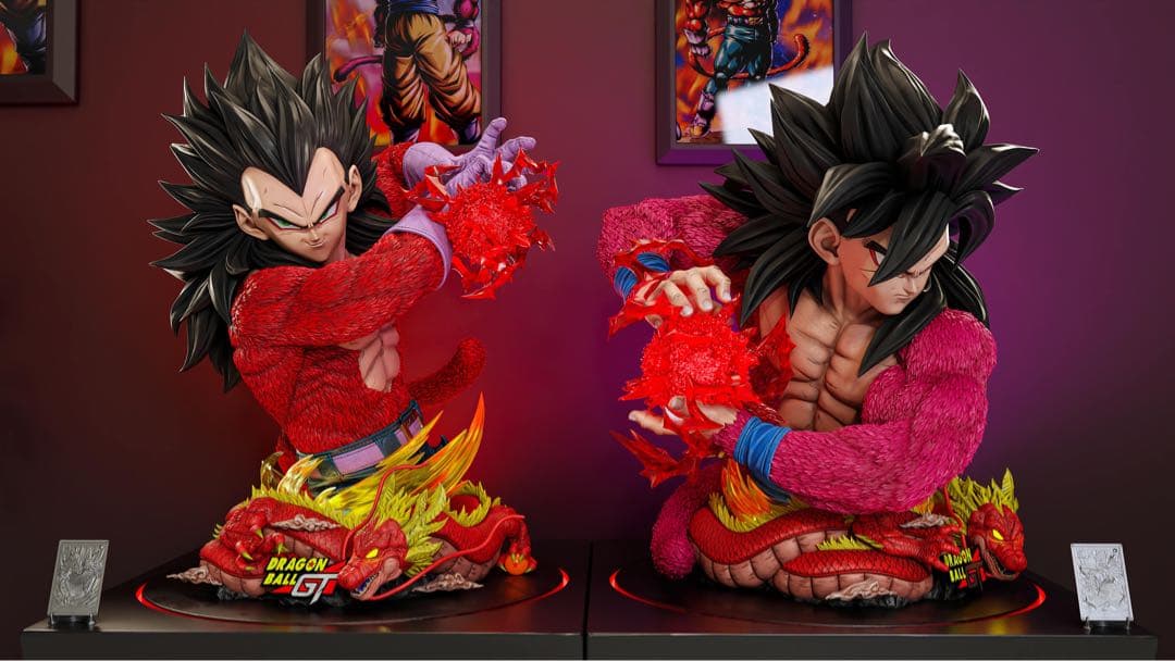 【新品】ドラゴンボール ベジータ スーパーサイヤ人4 半身 フィギュア