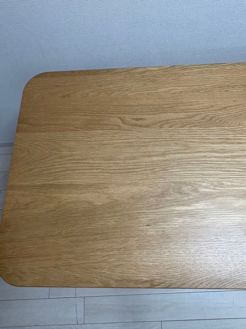 美品】ACTUS リピアオーク材デスク 学習机 テーブル 木製家具 RIPIA