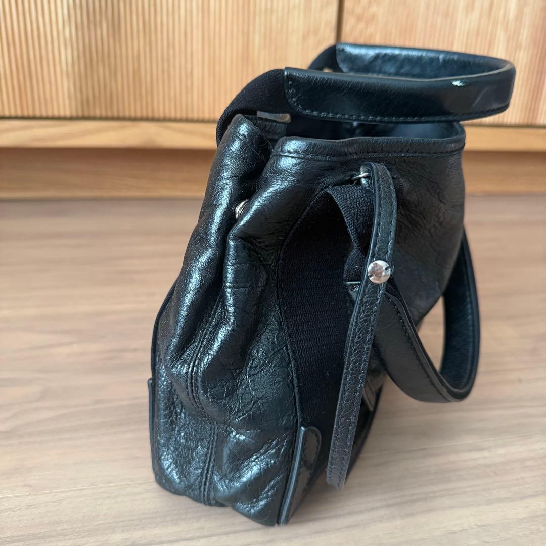 BALENCIAGA バレンシアガ ネイビーカバスXS 袋付き