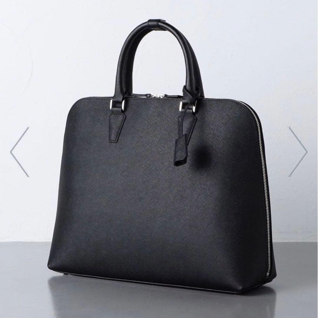 UNITEDARROWSレザーラウンドブリーフケース【定価39600円】