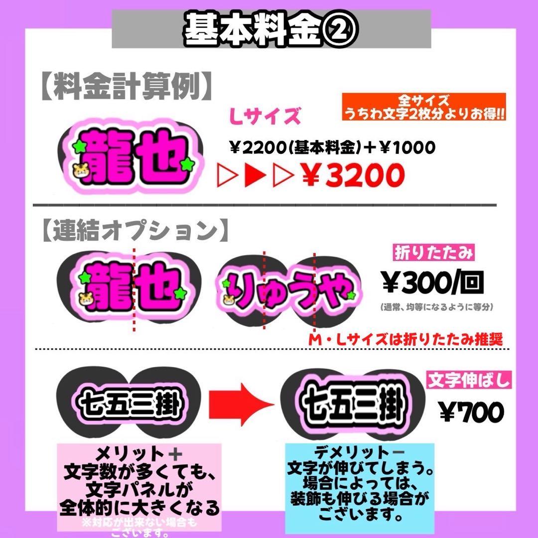 【12/21】うちわ文字 文字パネル 連結うちわ文字 ネームボード