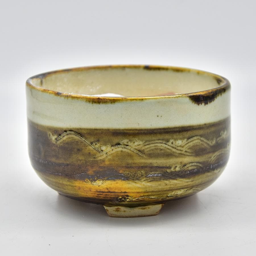 松阪萬古焼 松古窯 佐久間勝山作 火入 ひいれ 茶道具 陶器 箱