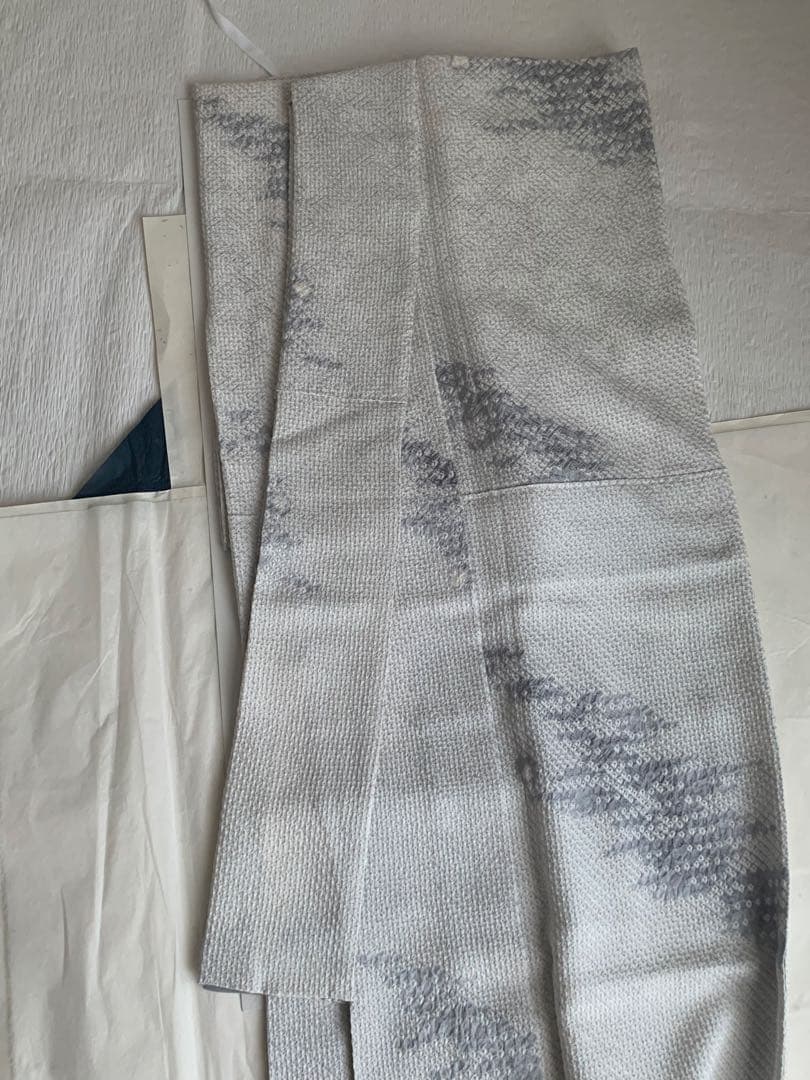 12/28までセール 藤娘きぬたや 証紙 夢かのこ 総絞り 未使用 しつけ付き