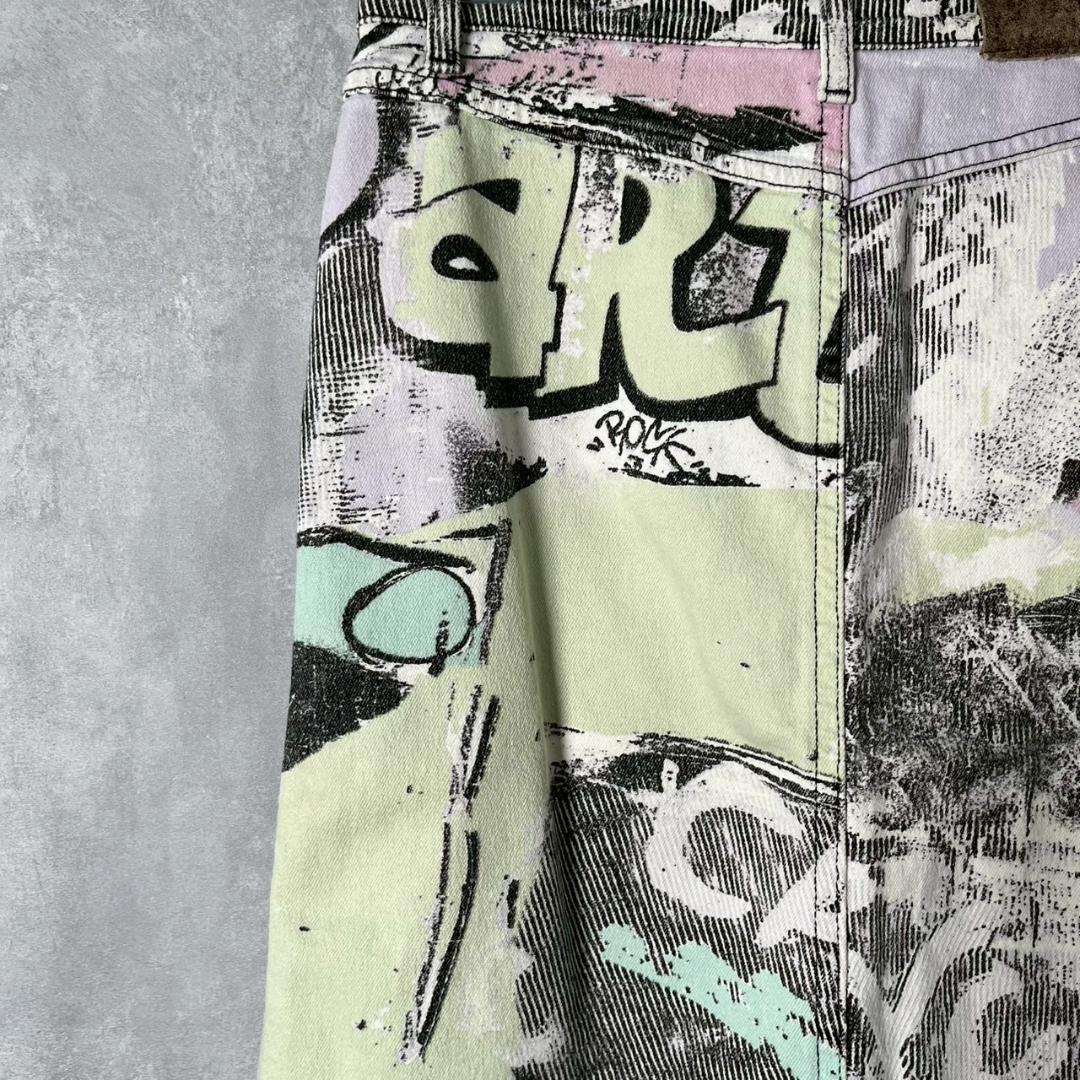 JUSTcavalli グラフィックデザイン デニムスカート N1635