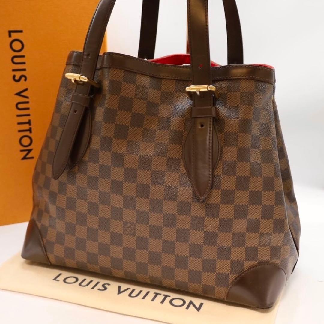 【超美品】　ルイヴィトン　ダミエ　エベヌ　ハムステッドMM トートバッグ