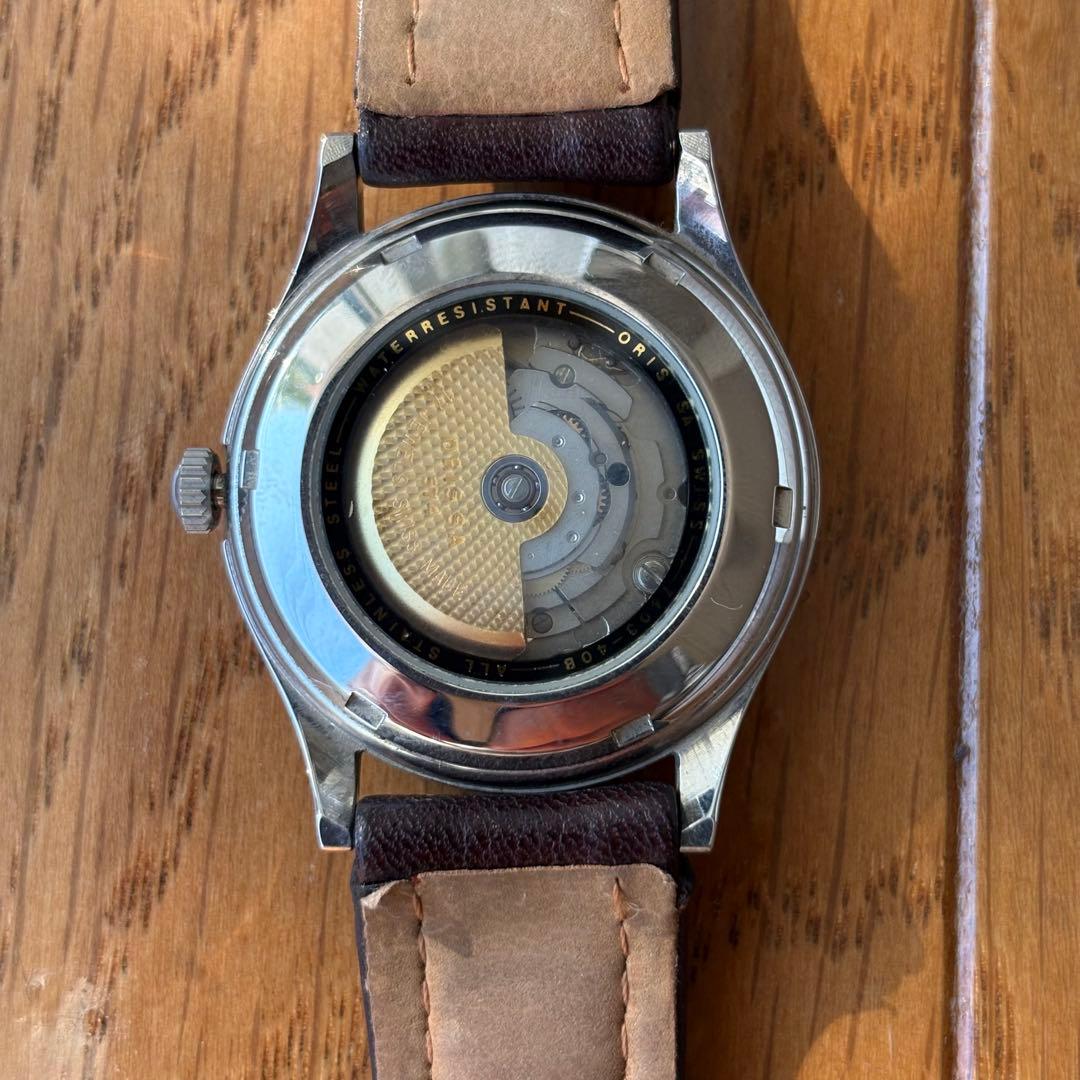 【ORIS】オリス　ポインターデイト　裏面スケルトン　自動巻　稼働品　ジャンク