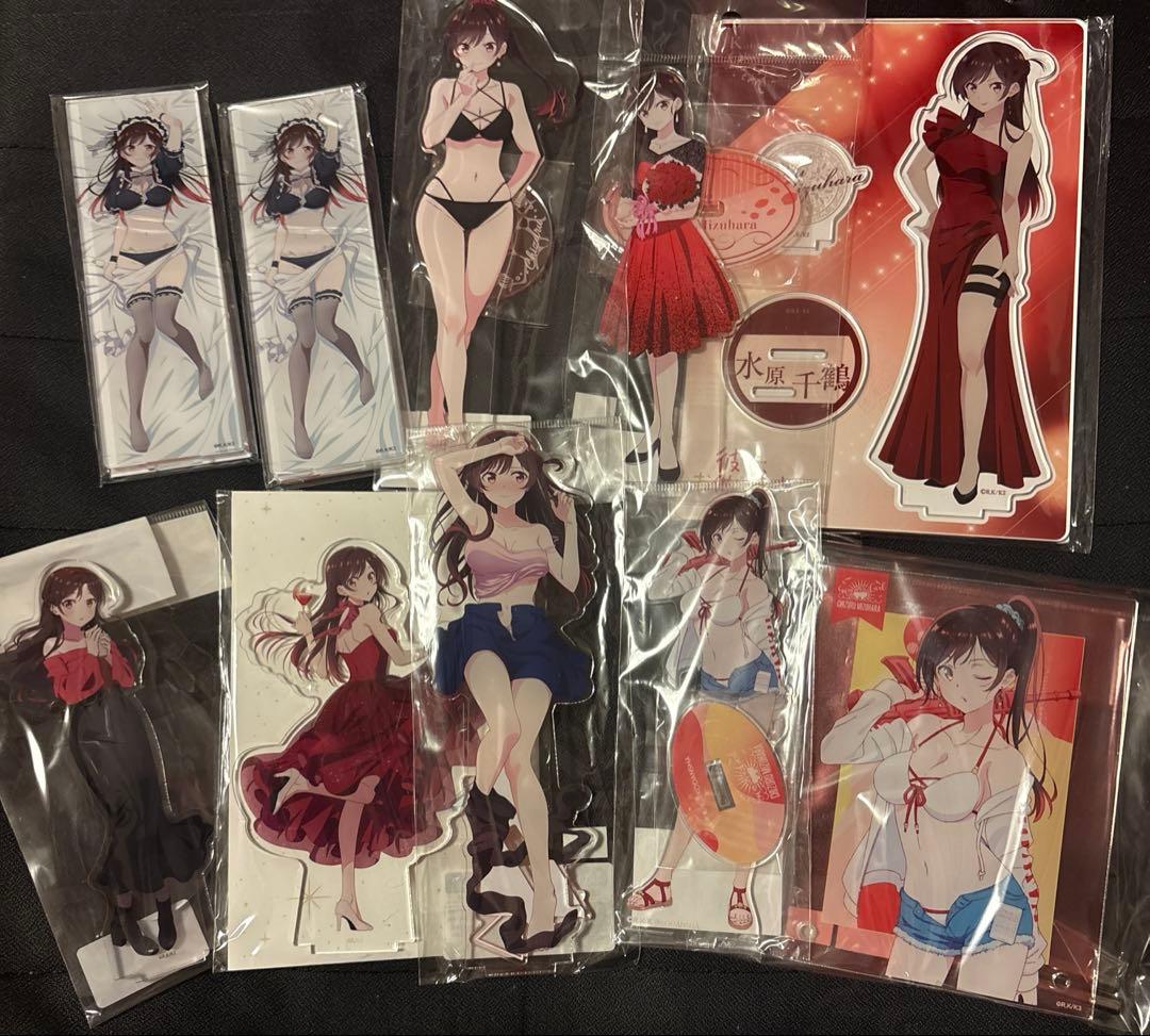 グッズ-スタンドポップ】彼女、お借りします 描き下ろし特大アクリル