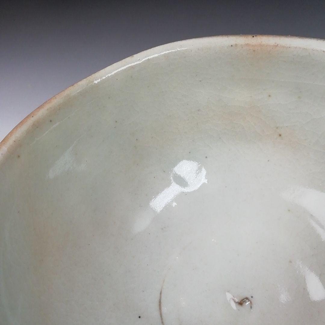 T461 茶碗 『粉引茶碗』『子の日窯 大島久興 作』 共箱 抹茶碗