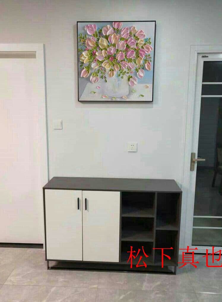 純粋な手描きの絵画 花 応接間掛画 玄関飾り 廊下壁画松下真也出品3