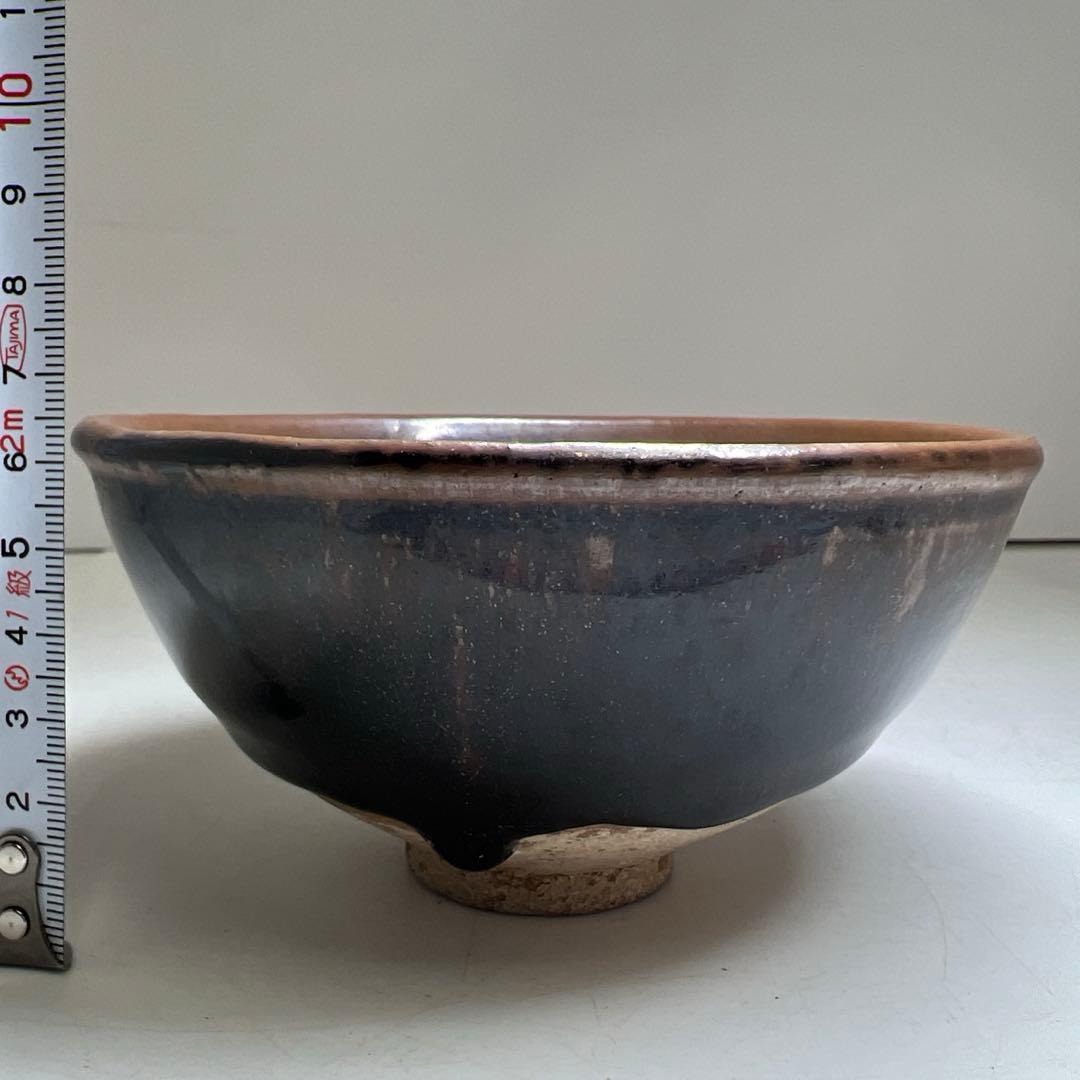 中国古玩 天目茶碗 口径約12.5㎝ 東Y8-0204① - メルカリ