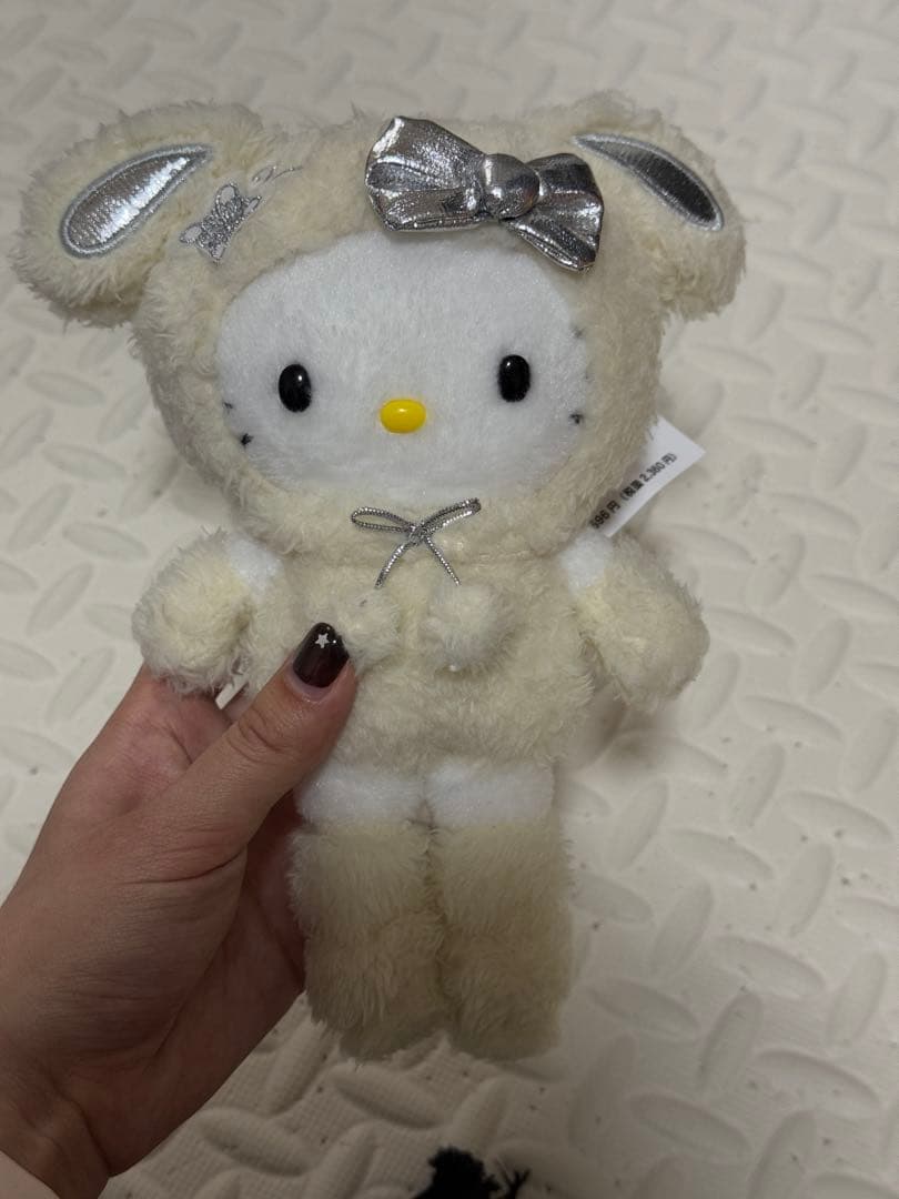 ハローキティ展限定 ぬいぐるみマスコット2体セット 雪うさぎ＆くま