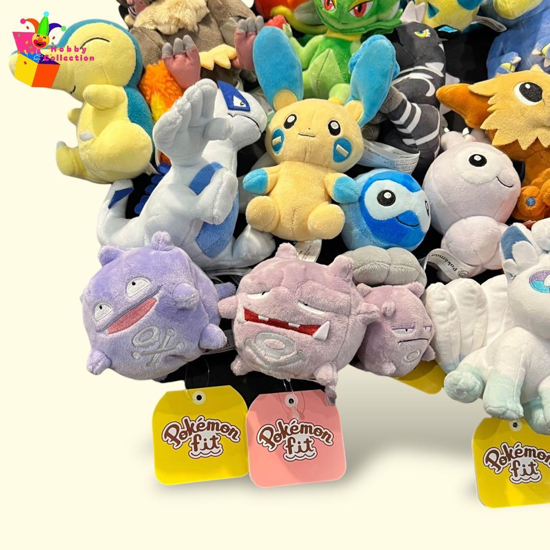 ポケモンfit 33体まとめ売り ぬいぐるみ タグ付きあり 初期〜アローラ